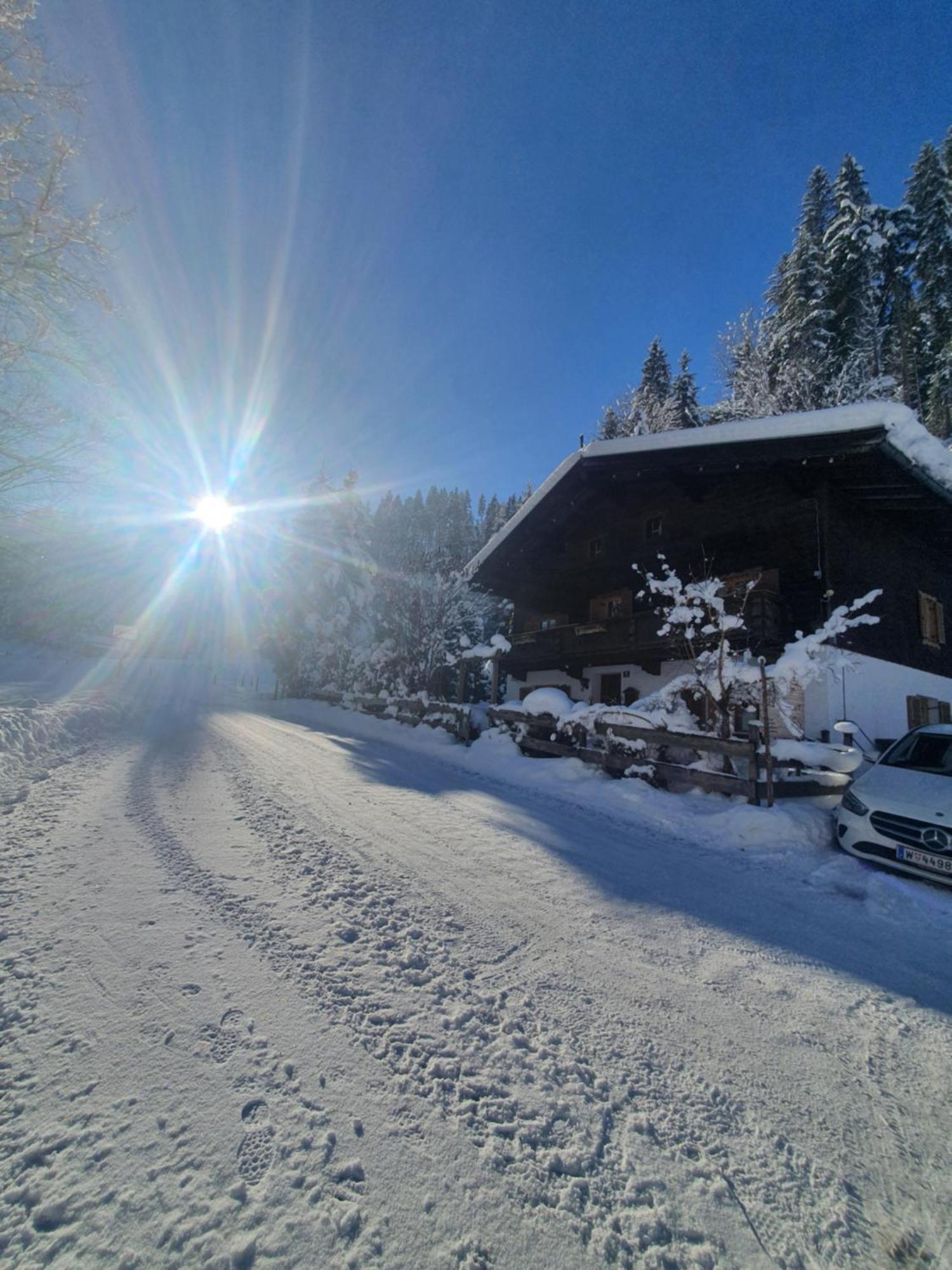 Lederer Haeus'L, Ferienwohnungen Ellmau Exterior foto
